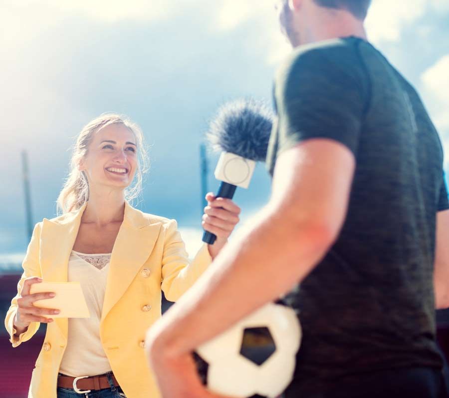 Entrevista a futbolista